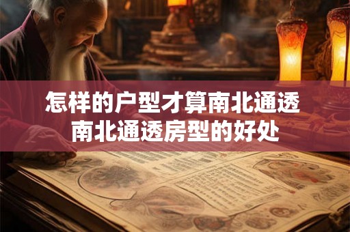怎样的户型才算南北通透 南北通透房型的好处