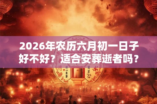 2026年农历六月初一日子好不好？适合安葬逝者吗？