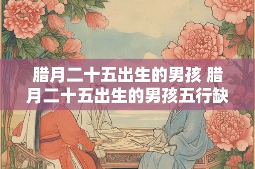 腊月二十五出生的男孩 腊月二十五出生的男孩五行缺什么