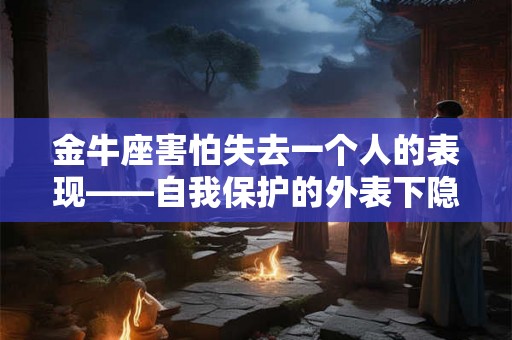 金牛座害怕失去一个人的表现——自我保护的外表下隐藏的软心