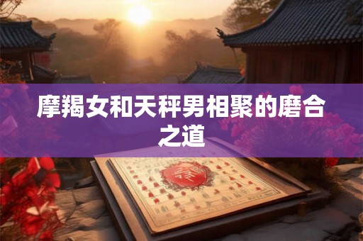 摩羯女和天秤男相聚的磨合之道