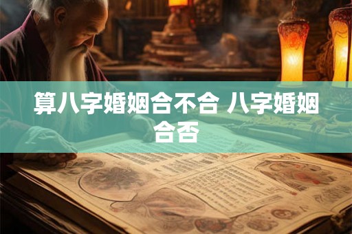 算八字婚姻合不合 八字婚姻合否 算八字婚姻合不合 八字婚姻合否