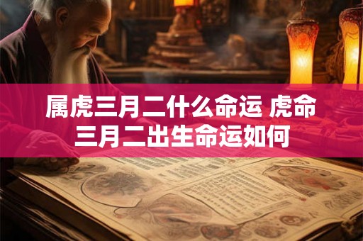 属虎三月二什么命运 虎命三月二出生命运如何