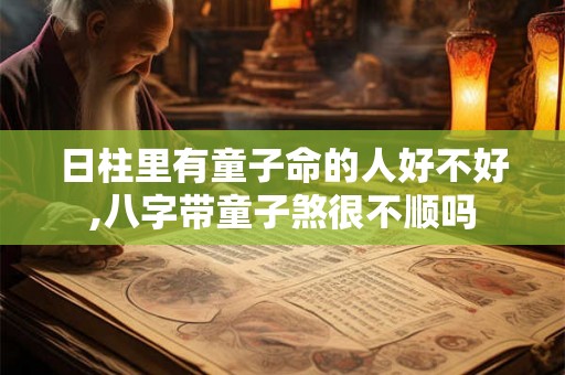 日柱里有童子命的人好不好,八字带童子煞很不顺吗