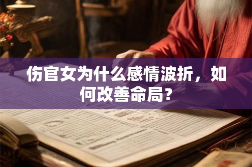 伤官女为什么感情波折，如何改善命局？