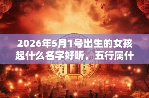 2026年5月1号出生的女孩起什么名字好听，五行属什么