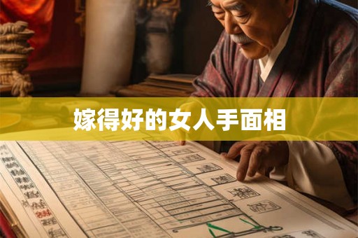 嫁得好的女人手面相