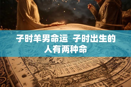 子时羊男命运  子时出生的人有两种命