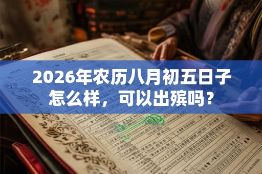 2026年农历八月初五日子怎么样，可以出殡吗？