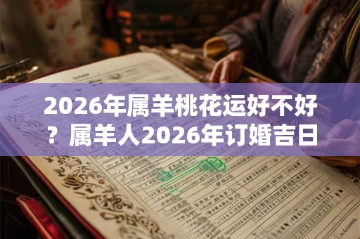 2026年属羊桃花运好不好？属羊人2026年订婚吉日