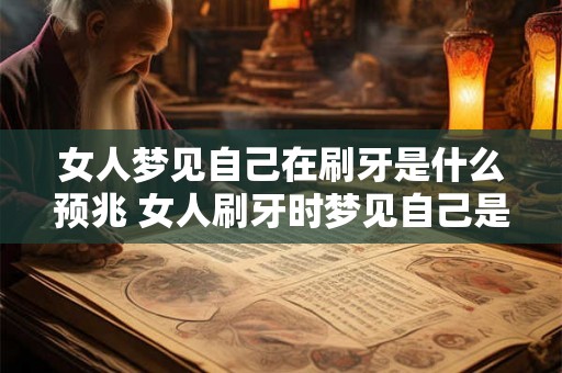 女人梦见自己在刷牙是什么预兆 女人刷牙时梦见自己是什么预兆