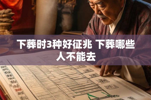 下葬时3种好征兆 下葬哪些人不能去