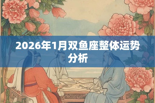 2026年1月双鱼座整体运势分析