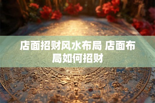 店面招财风水布局 店面布局如何招财