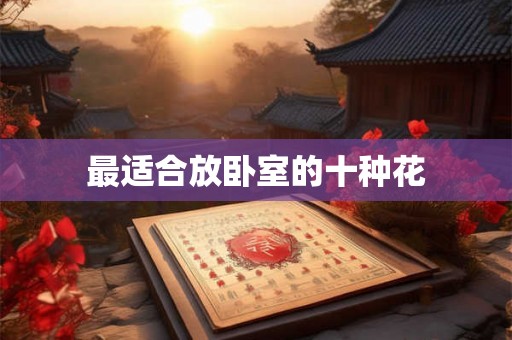 最适合放卧室的十种花