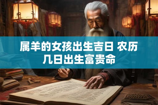 属羊的女孩出生吉日 农历几日出生富贵命