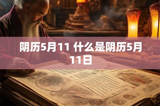 阴历5月11 什么是阴历5月11日