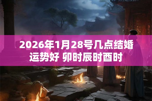 2026年1月28号几点结婚运势好 卯时辰时酉时
