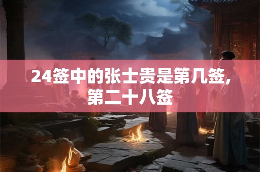24签中的张士贵是第几签,第二十八签