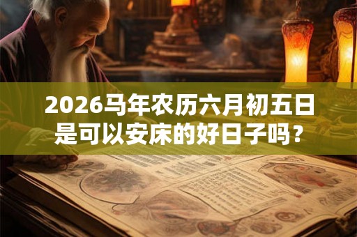 2026马年农历六月初五日是可以安床的好日子吗？