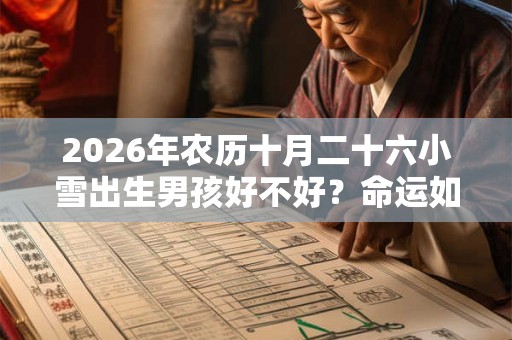 2026年农历十月二十六小雪出生男孩好不好?命运如何? 2026年农历十月二十六小雪出生男孩好不好?命运如何?