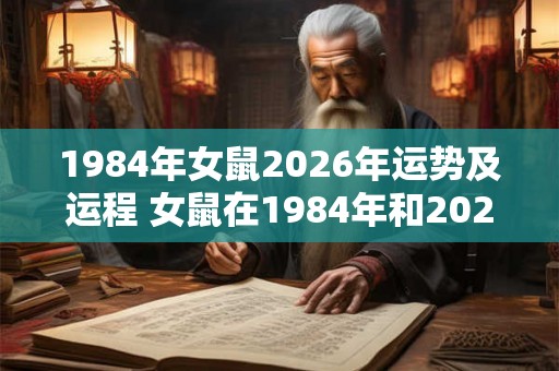 1984年女鼠2026年运势及运程 女鼠在1984年和2026年的运势及运程如何