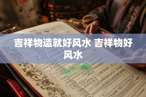吉祥物造就好风水 吉祥物好风水