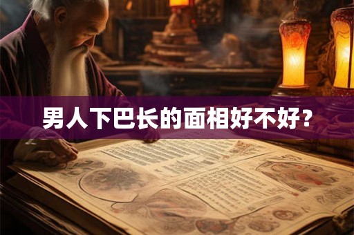 男人下巴长的面相好不好？