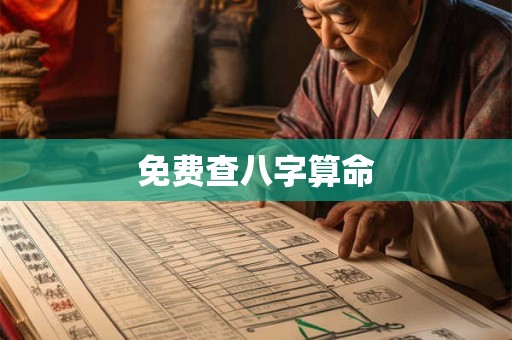 免费查八字算命