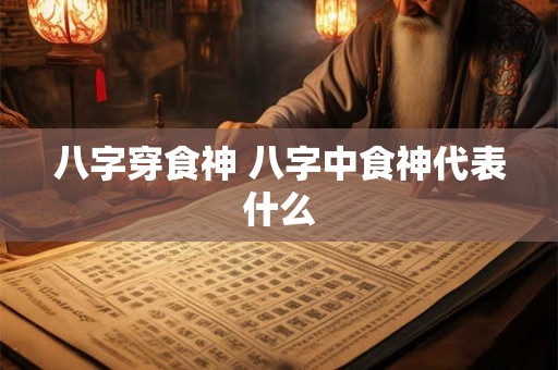 八字穿食神 八字中食神代表什么 八字穿食神 八字中食神代表什么