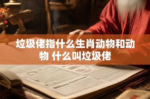 垃圾佬指什么生肖动物和动物 什么叫垃圾佬 垃圾佬指什么生肖动物和动物 什么叫垃圾佬