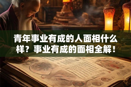 青年事业有成的人面相什么样？事业有成的面相全解！