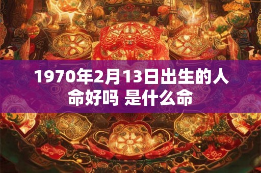 1970年2月13日出生的人命好吗 是什么命