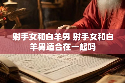 射手女和白羊男 射手女和白羊男适合在一起吗