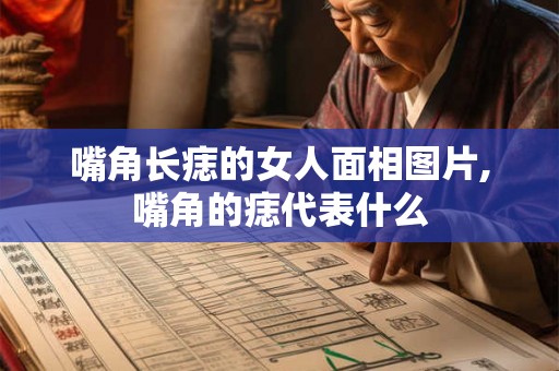 嘴角长痣的女人面相图片,嘴角的痣代表什么
