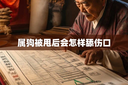属狗被甩后会怎样舔伤口