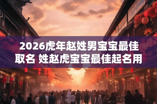 2026虎年赵姓男宝宝最佳取名 姓赵虎宝宝最佳起名用字