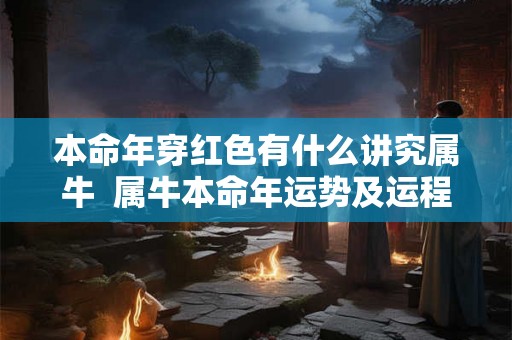 本命年穿红色有什么讲究属牛  属牛本命年运势及运程