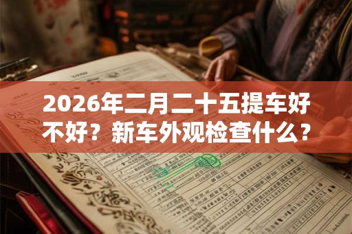 2026年二月二十五提车好不好？新车外观检查什么？