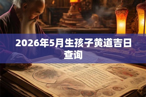 2026年5月生孩子黄道吉日查询