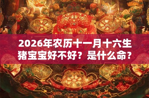 2026年农历十一月十六生猪宝宝好不好？是什么命？