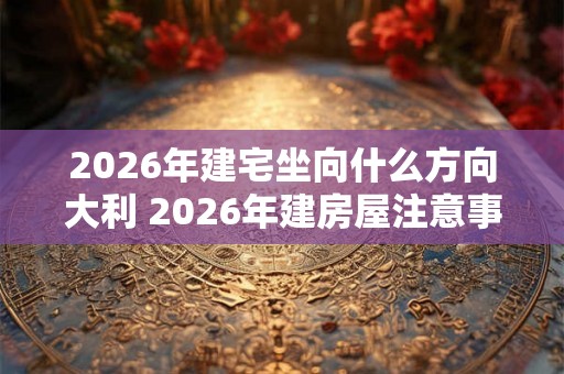 2026年建宅坐向什么方向大利 2026年建房屋注意事项 2026年建宅坐向什么方向大利 2026年建房屋注意事项