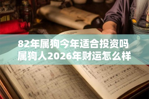 82年属狗今年适合投资吗 属狗人2026年财运怎么样
