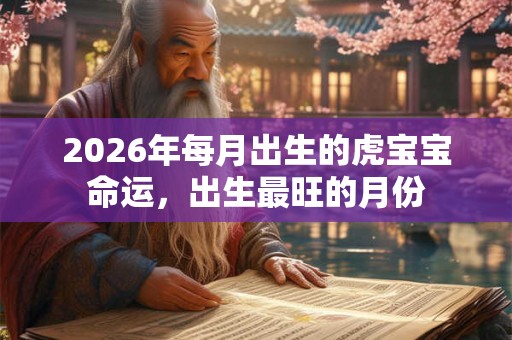 2026年每月出生的虎宝宝命运，出生最旺的月份