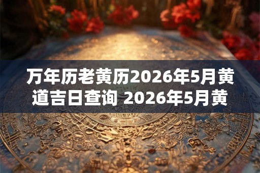 万年历老黄历2026年5月黄道吉日查询 2026年5月黄道吉日查询 万年历老黄历2026年5月黄道吉日查询 2026年5月黄道吉日查询