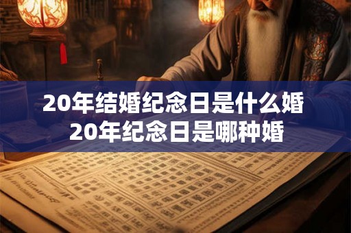 20年结婚纪念日是什么婚 20年纪念日是哪种婚