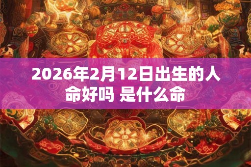2026年2月12日出生的人命好吗 是什么命