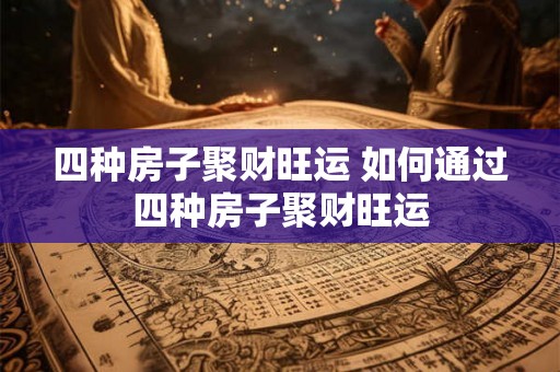 四种房子聚财旺运 如何通过四种房子聚财旺运