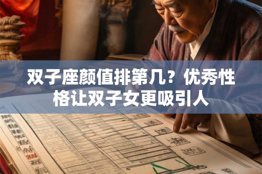 双子座颜值排第几？优秀性格让双子女更吸引人