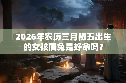 2026年农历三月初五出生的女孩属兔是好命吗？